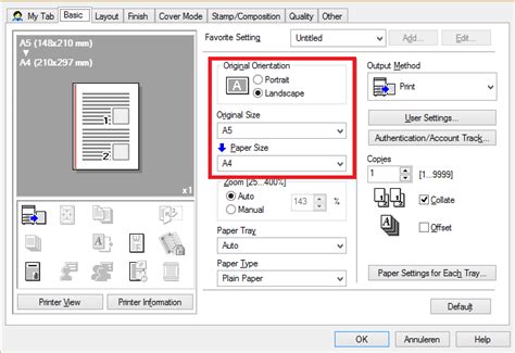 c# - Printing two A5 pages on a single A4 page - configure print ...