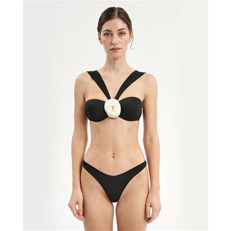 Sahar Bikini Black Ivory La Revêche