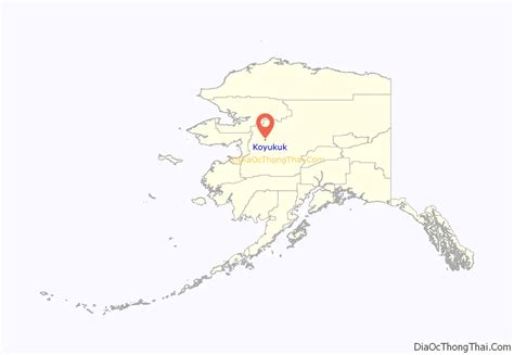 Map of Koyukuk city - Thong Thai Real