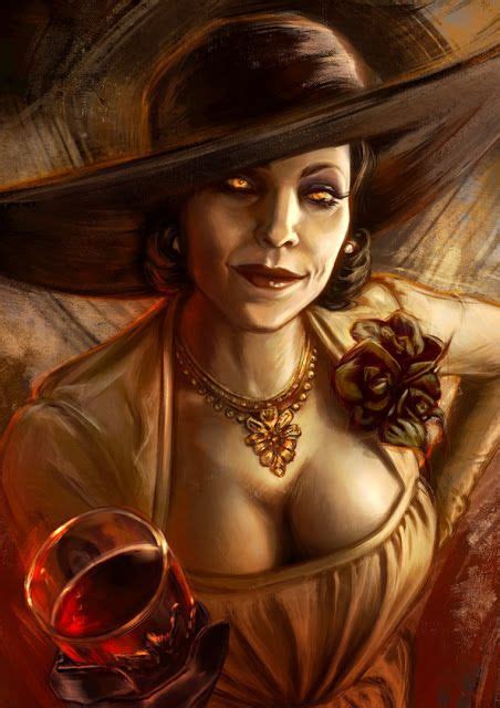 Resident Evil Village Lady Dimitrescu Art Print