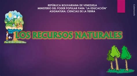 Recursos Naturales Venezuela Ppt