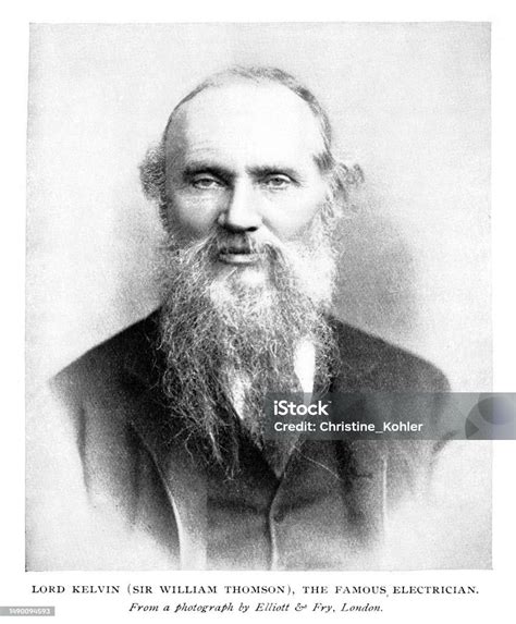 William Thomson 1st Baron Kelvin 19th Century British History Stock