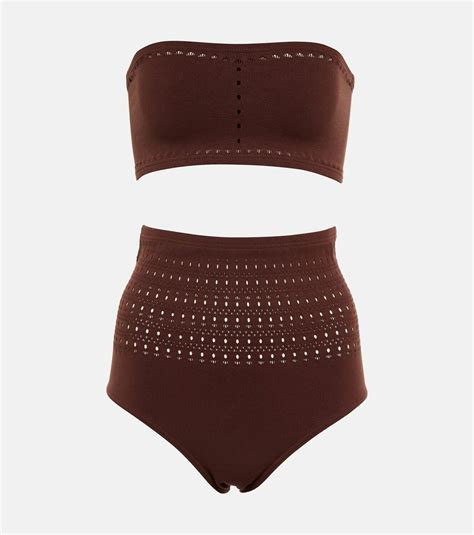 Alaïa Cutout bikini ALAÏA