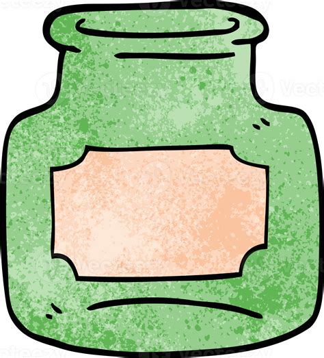 Cartoon Doodle Empty Jar 36459220 Png