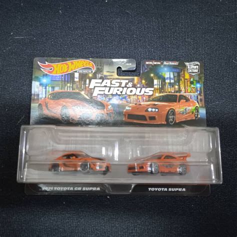 2021 Toyota GR Supra Toyota Supra FAST FURIOUS HOT WHEELS CARCULTURE TWIN PACK Shopee