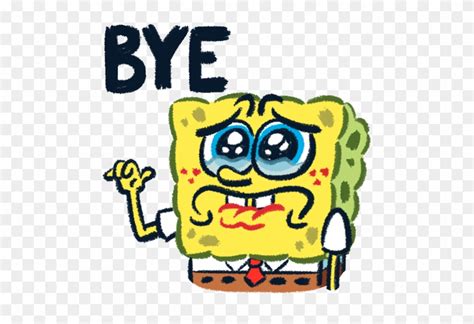 Spongebob Waving Goodbye