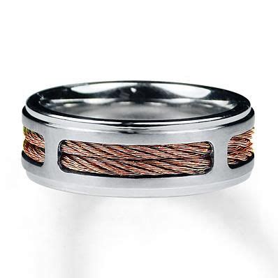 Mens Copper Wedding Band Charleysula