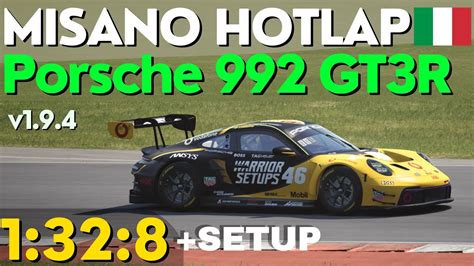 Porsche Gt R Acc V Misano Setup Assetto