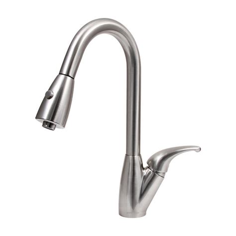 Kohler Fairfax Single Handle Pull Out Sprayer Kitchen Faucet In Vibrant Brushed Nickel K 12177