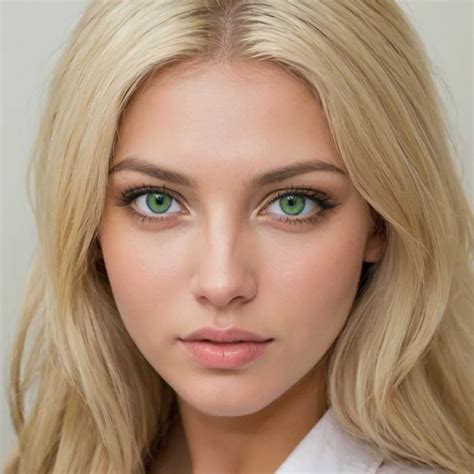 Blonde Green Eyes