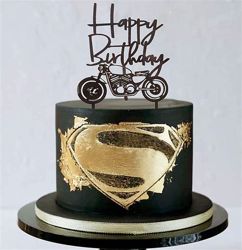 Buy JeVenisJeVenis Acrylic Motorcycle Cake Topper Scooter Happy