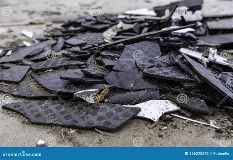 Broken Glass In The Trash Stock Photo Image Of Glass 266228572