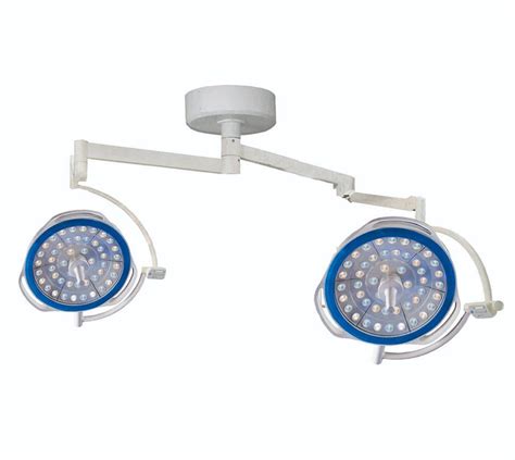 Surgical Ceiling Mounted LED Operating Lamp Double Head LED Medical