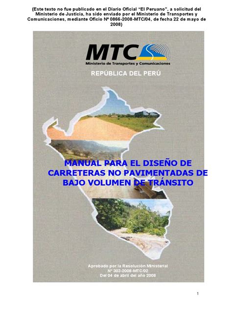 PDF Manual De Carreteras No Pavimentadas DOKUMEN TIPS