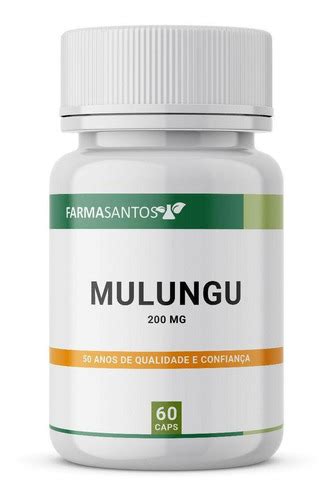 Mulungu 200mg 60 Cápsulas Parcelamento sem juros