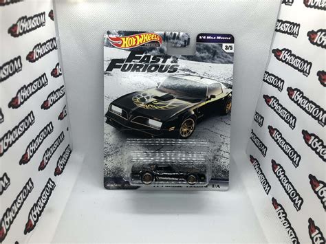 2019 Hot Wheels 77 Pontaic Firebird T A Fast And Furious Premium 1 4 Mile Muscle