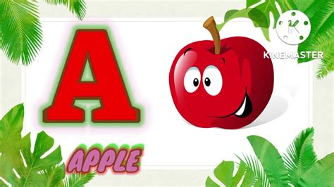 a for apple, nursery rhymes, alphabets, phonic song, abcd kids, ABCD ...