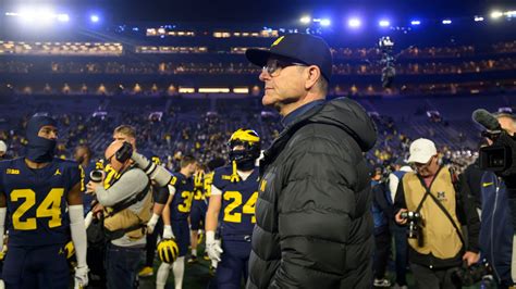 Big Ten Suspends Michigans Jim Harbaugh For Final Three Regular Season