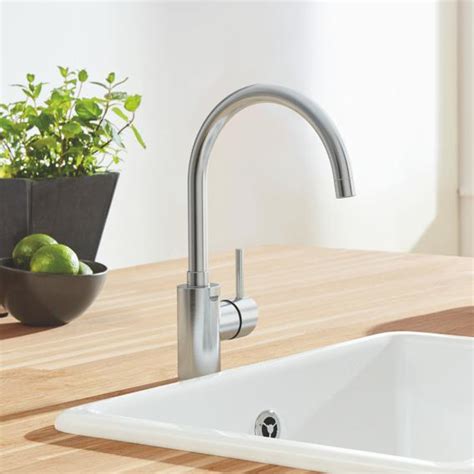 Grohe Concetto Einhebel K Chenarmatur Zero Supersteel Dc Reuter