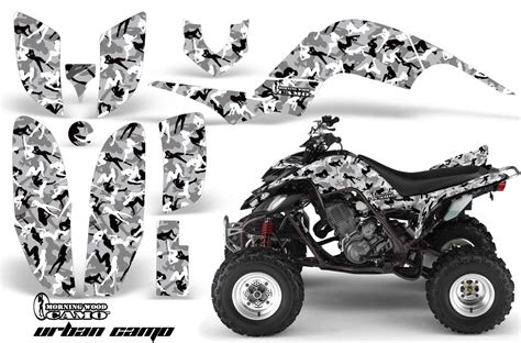 Atv Decal Graphics Kit Quad Sticker Wrap For Yamaha Raptor 660 All Terrain Depot