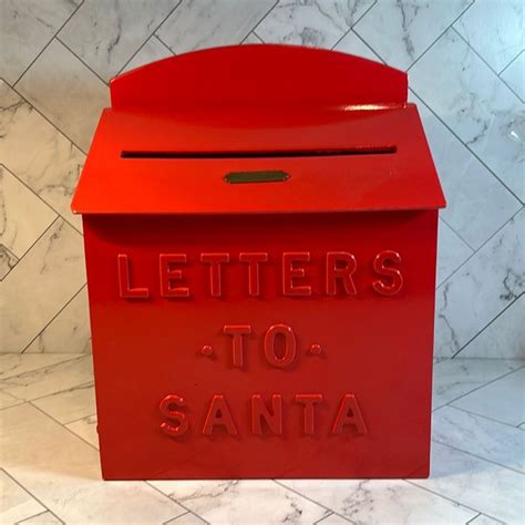 Hearth And Hand With Magnolia Red “letters To Santa” Box New Hearth And