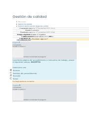 EXAMEN SEMANA 5 2da VUELTA pdf Gestión de calidad 1 Mis cursos 2