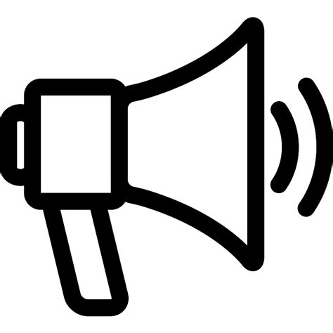 Megaphone With Sound Waves Vector SVG Icon - SVG Repo