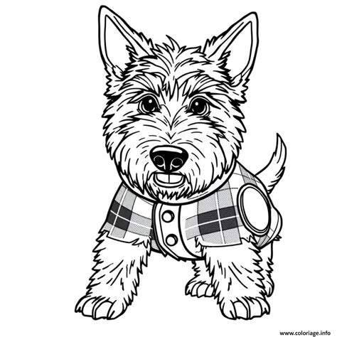 Coloriage McFlare Scotland Yard Chien Dessin Mystery Lane à imprimer