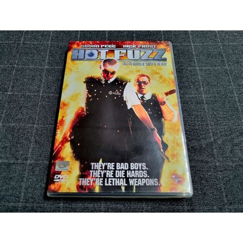 DVD ภาพยนตรแอคชนคอมเมดคหสดฮา Hot Fuzz โปลศ โคตรแมน 2007 Shopee Thailand