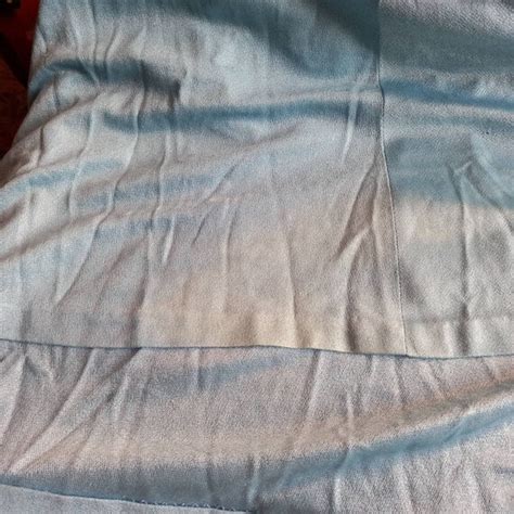 1970s Blue Dress Pussy Bow For Women Clothing Size L Gem