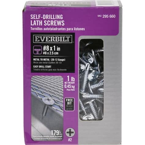 Everbilt X In Phillips Truss Head Lath Self Drilling Screw Lb