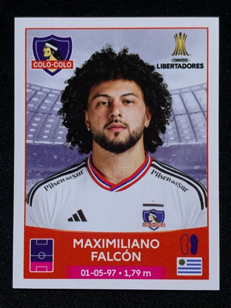 Panini Conmebol Copa Libertadores Sticker Maxi Falcon Colo