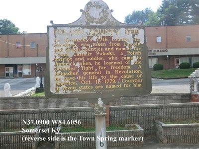 Pulaski County 1799/Town Spring - Somerset KY - Kentucky Historical ...