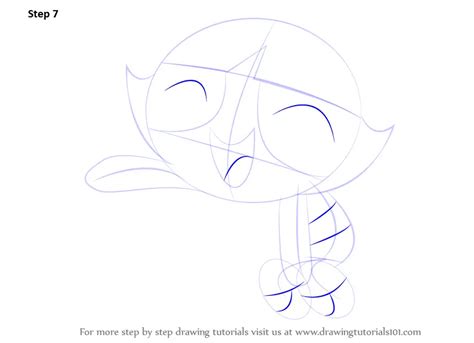 Step By Step How To Draw Buttercup From The Powerpuff Girls