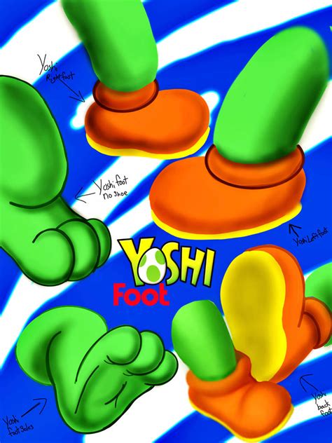 Yoshi Foot By Yingcartoonman On Deviantart