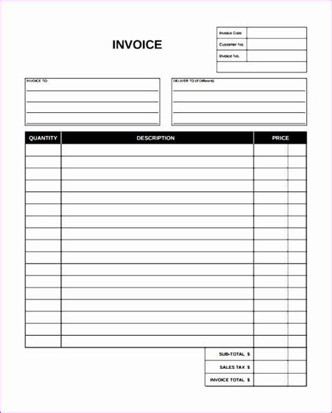 Free Indesign Invoice Template New 10 Simple Invoice Template Excel ...