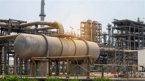 Oil Refinery Gas Chemical Equipment Prodiction import export Concept ...