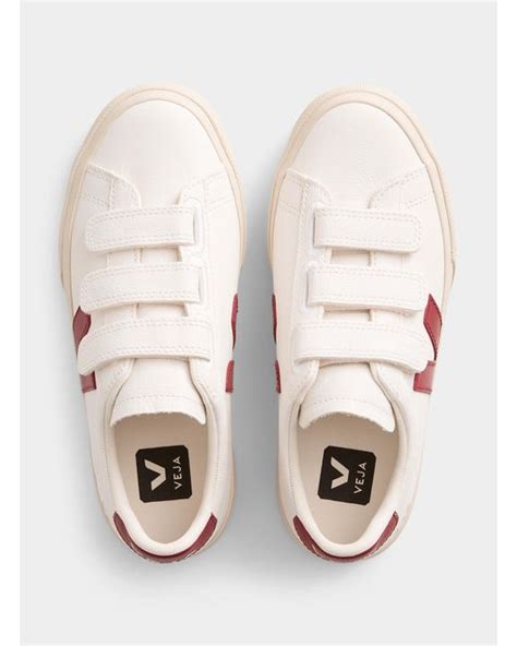 Veja Recife Maroon Accent Sneakers Women In Pink Lyst