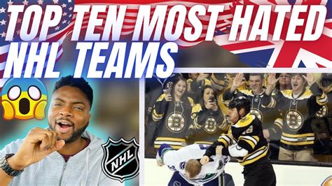 BRIT Reacts To THE MOST HATED NHL TEAMS YouTube