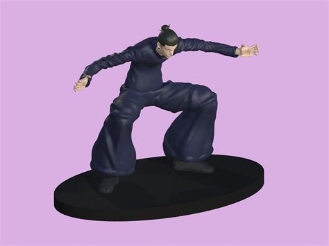 stl file geto suguru school uniform  print model jujutsu kaisen