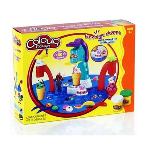 Color Dough Play Doh Ice Cream Shoppe Make Pretend Ice Cream Swirls Set ...