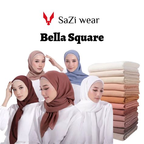 Jual Hijab Bella Square Jilbab Bella Square Bela Square Kerudung