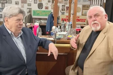 Cheers Stars George Wendt And John Ratzenberger Reunite As The Shows