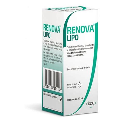 Renova Lipo Colirio Ácido Hialurónico 0 4 10ml PromoFarma