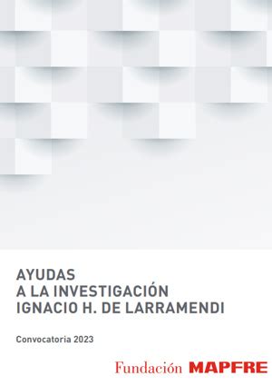 Convocatoria De Las Ayudas A La Investigaci N Ignacio H De