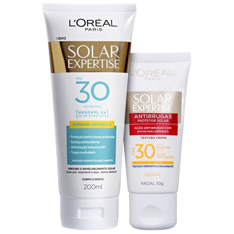 Kit L Or Al Paris Solar Expertise Fps Beleza Na Web