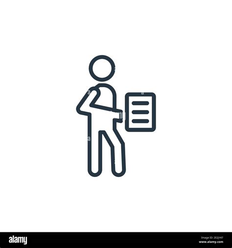 Single file outline vector icon. Thin line black single file icon, flat ...