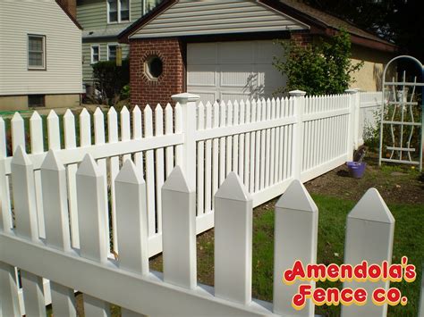 North Carolina Vinyl Picket Fence Amendolas Fence Co