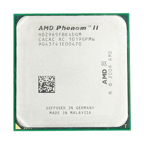 AMD Phenom II X4 965 CPU Processor 3.4GHz 6MB L3 Cache Socket AM3 Quad ...