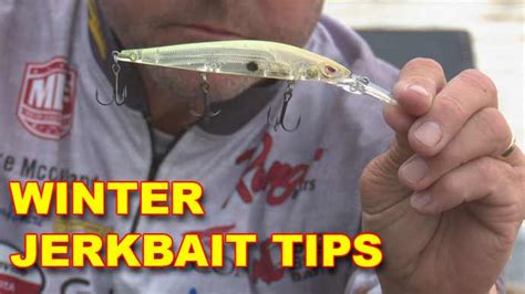 Winter Bass Fishing With Jerkbaits Video The Ultimate Bass Fishing